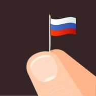 Russian Flag (vector and 300dpi jpg)