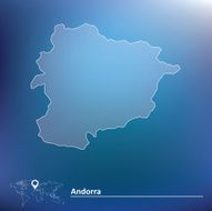 Map of Andorra N5