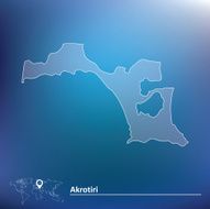 Map of Akrotiri