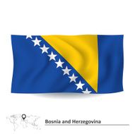 Flag of Bosnia And Herzegovina N6