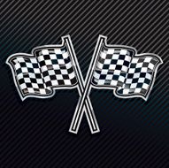 Glossy Checkered Flags