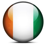 button of Republic Cote Divoire