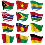 Set Flags of world sovereign states N19