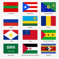 Set Flags of world sovereign states N21