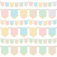 pastel bunting