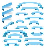 vector set of ribbons N4