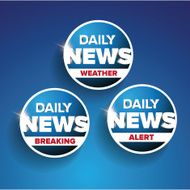 Daily news set - Weather Breaking Alert N2
