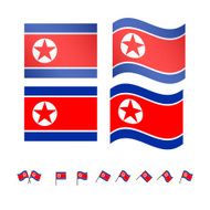 North Korea Flags