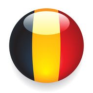 World Flag Button Belgium