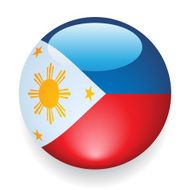 World Flag Button Philippines