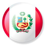 Flag Lapel Button - Peru