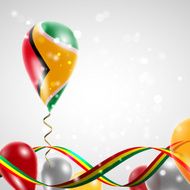 Australian flag on balloon