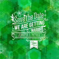 Save the date for personal holiday Wedding invitation Vector i N2