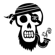 pirate skull and crossbones N5