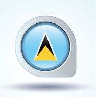Flag of Saint Lucia vector illustration N7
