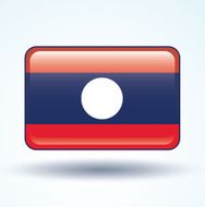 Flag of Laos vector illustration N5