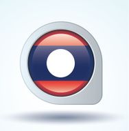 Flag of Laos vector illustration N8