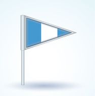 Flag of Guatemala vector illustration N2