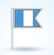 Flag of Guatemala vector illustration N4