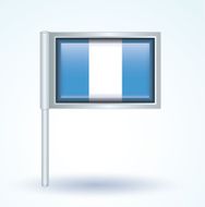 Flag of Guatemala vector illustration N7