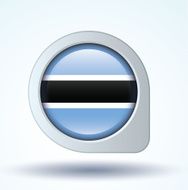 Flag of Botswana vector illustration N7