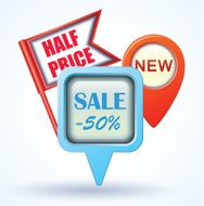 Sale Tags Vector Illustration N2
