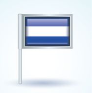 Flag of El Salvador vector illustration N7