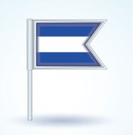 Flag of El Salvador vector illustration N8