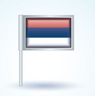Flag of Serbia vector illustration N4