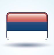 Flag of Serbia vector illustration N6