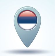 Flag of Serbia vector illustration N8
