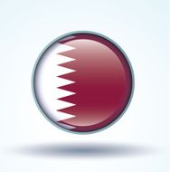 Flag of Qatar vector illustration N5