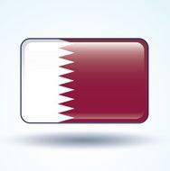 Flag of Qatar vector illustration N6