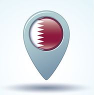 Flag of Qatar vector illustration N7