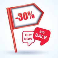 Sale Tags Vector Illustration N6
