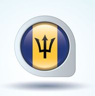 Flag of Barbados vector illustration N6