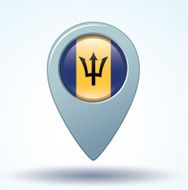 Flag of Barbados vector illustration N7