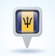 Flag of Barbados vector illustration N9