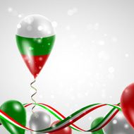 Flag of Bulgaria on balloon
