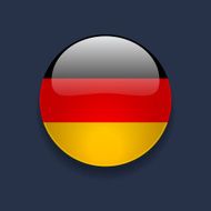Round icon with flag of Germany N3