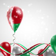 Flag of Belarus on balloon