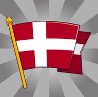 Flag of Denmark N10
