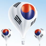 South Korea hot balloons