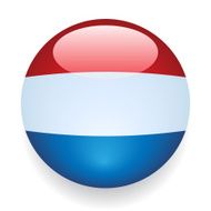 World Flag Button Netherlands