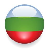 World Flag Button Bulgaria