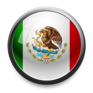 Mexico - Flag button