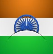 Vector modern Indian republic day background