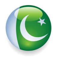 World Flag Button Pakistan