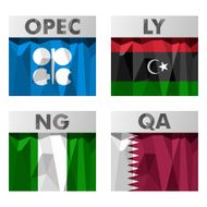 OPEC countries flags