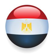 World Flag Button Egypt